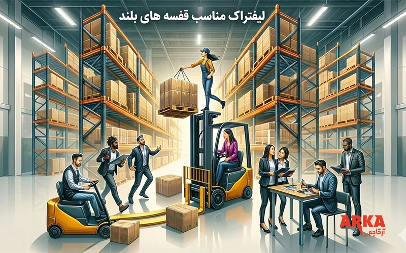 لیفتراک مناسب قفسه‌های بلند